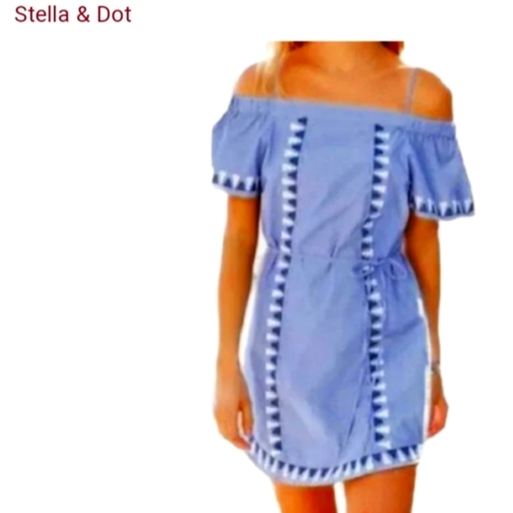 Stella & Dot Kali Beach Tunic Sundress Dress Size Medium